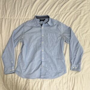 Men's Light Blue Button-Up Shirt